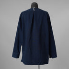 SUS-SOUS シュスー / 美品 20AW sleeping shirts 長袖シャツ / 04-SS01406 / size 9 (INDIGO) 123034-alm