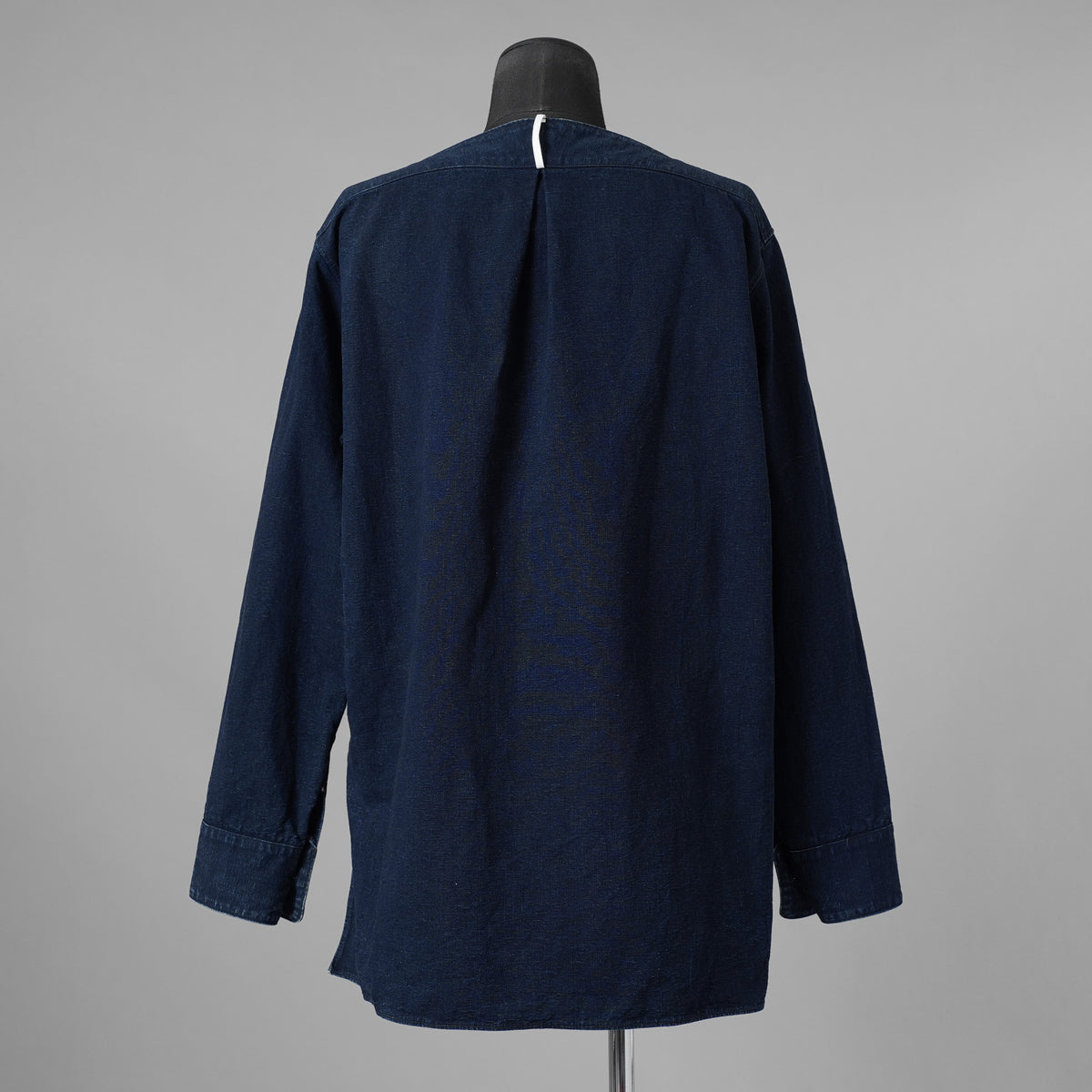 SUS-SOUS シュスー / 美品 20AW sleeping shirts 長袖シャツ / 04-SS01406 / size 9 (INDIGO) 123034-alm
