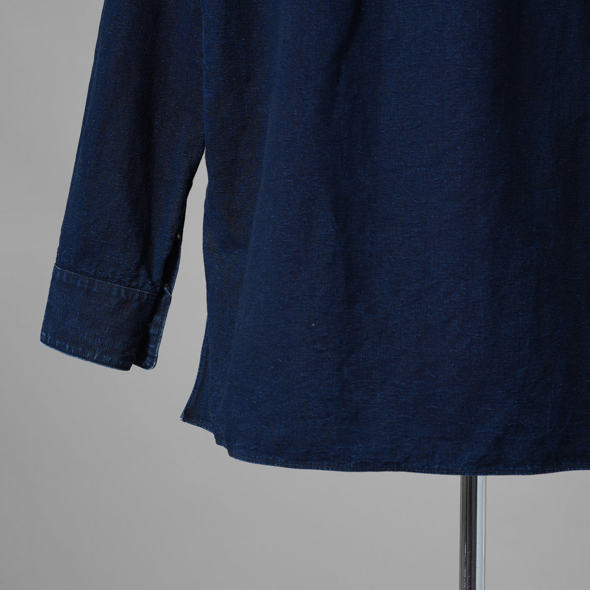 SUS-SOUS シュスー / 美品 20AW sleeping shirts 長袖シャツ / 04-SS01406 / size 9 (INDIGO) 123034-alm