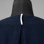 SUS-SOUS シュスー / 美品 20AW sleeping shirts 長袖シャツ / 04-SS01406 / size 9 (INDIGO) 123034-alm