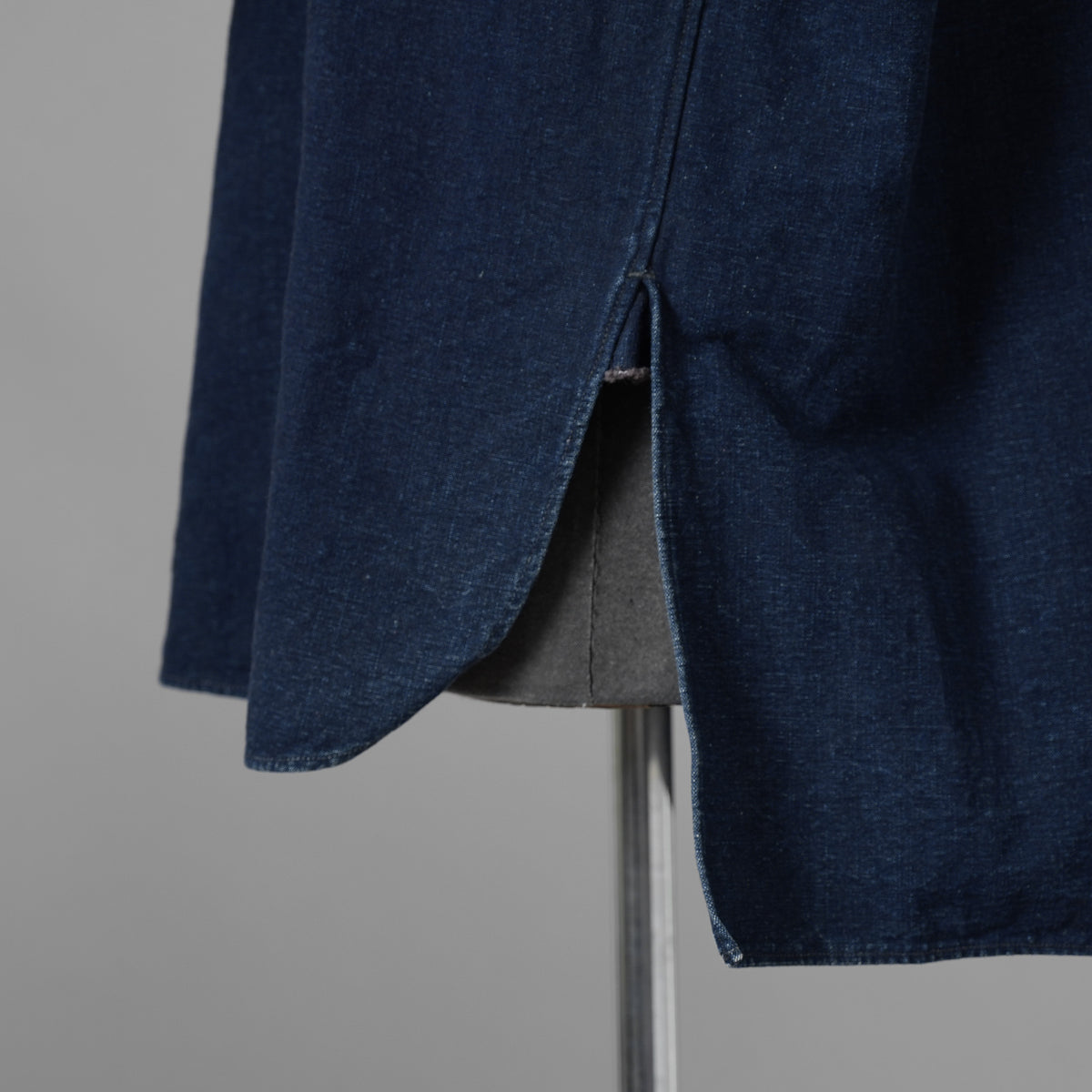 SUS-SOUS シュスー / 美品 20AW sleeping shirts 長袖シャツ / 04-SS01406 / size 9 (INDIGO) 123034-alm
