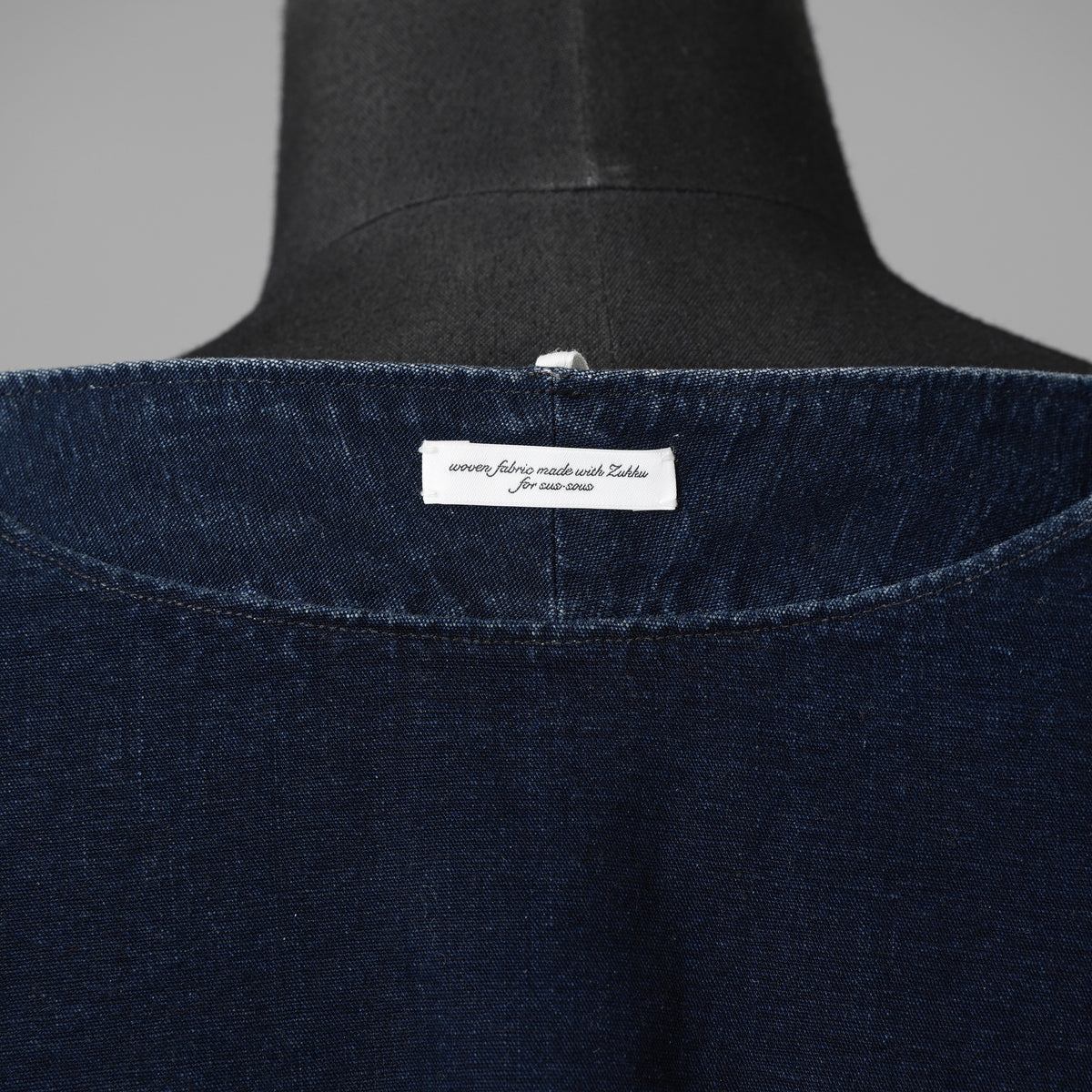 SUS-SOUS シュスー / 美品 20AW sleeping shirts 長袖シャツ / 04-SS01406 / size 9 (INDIGO) 123034-alm
