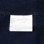 SUS-SOUS シュスー / 美品 20AW sleeping shirts 長袖シャツ / 04-SS01406 / size 9 (INDIGO) 123034-alm