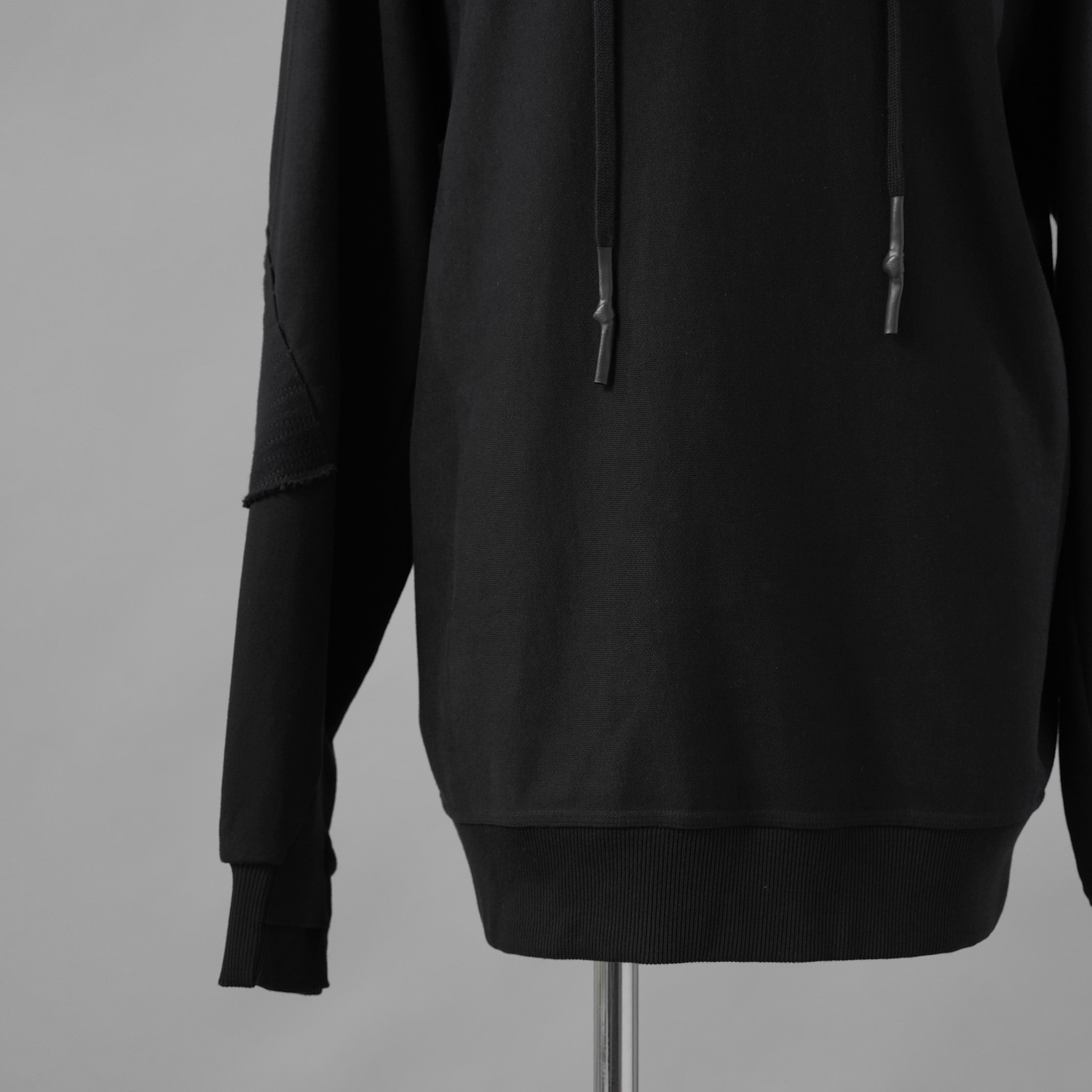 11 BY BORIS BIDJAN SABERI × Reeboc コラボ / 美品 25SS LTD CONSTRUCTED HOODIE パーカー / RMBB 00S C 99FLE001 / size M (BLACK)