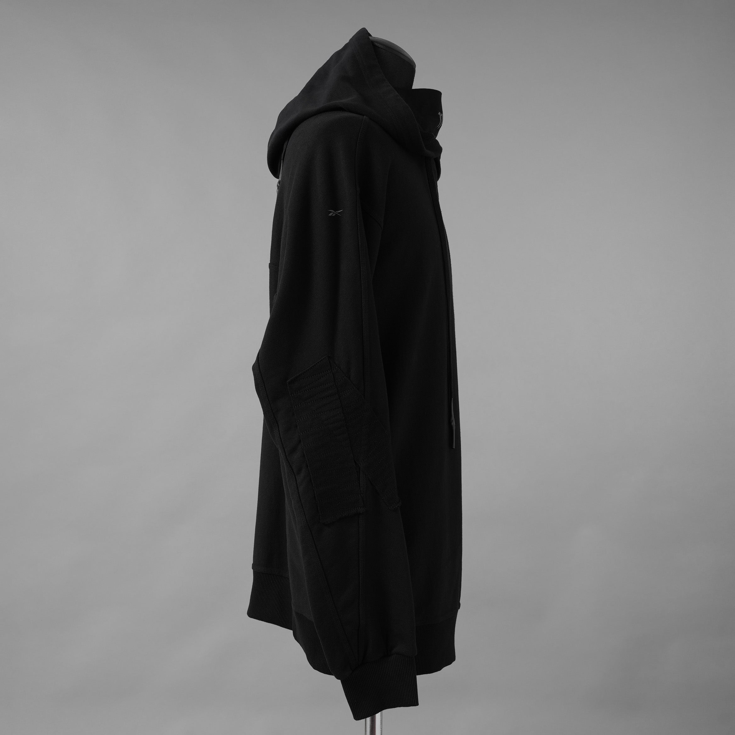11 BY BORIS BIDJAN SABERI × Reeboc コラボ / 美品 25SS LTD CONSTRUCTED HOODIE パーカー / RMBB 00S C 99FLE001 / size M (BLACK)