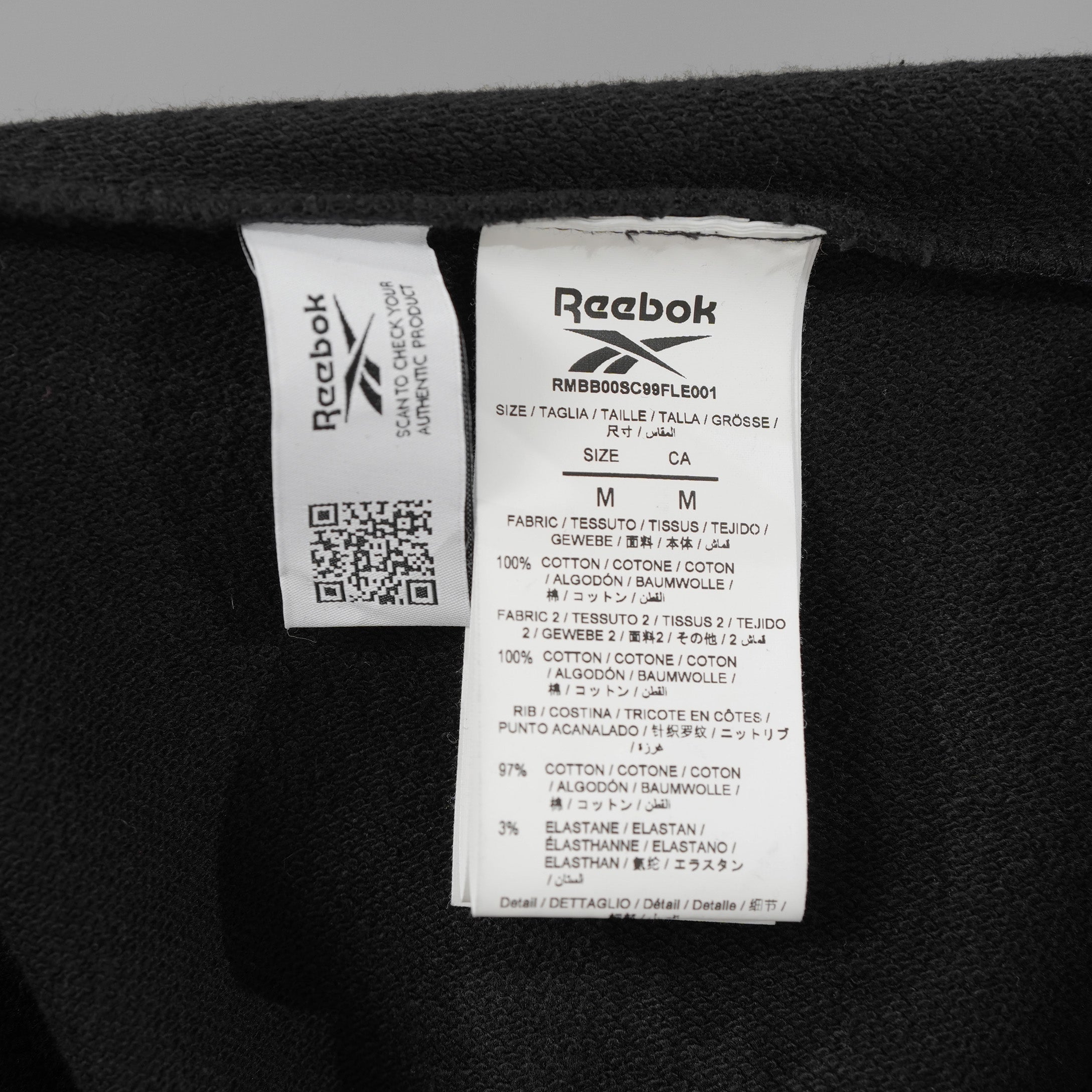 11 BY BORIS BIDJAN SABERI × Reeboc コラボ / 美品 25SS LTD CONSTRUCTED HOODIE パーカー / RMBB 00S C 99FLE001 / size M (BLACK)