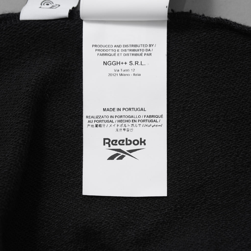 11 BY BORIS BIDJAN SABERI × Reebok コラボ / 美品 25SS LTD CONSTRUCTED HOODIE パーカー / RMBB 00S C 99FLE001 / size M (BLACK)