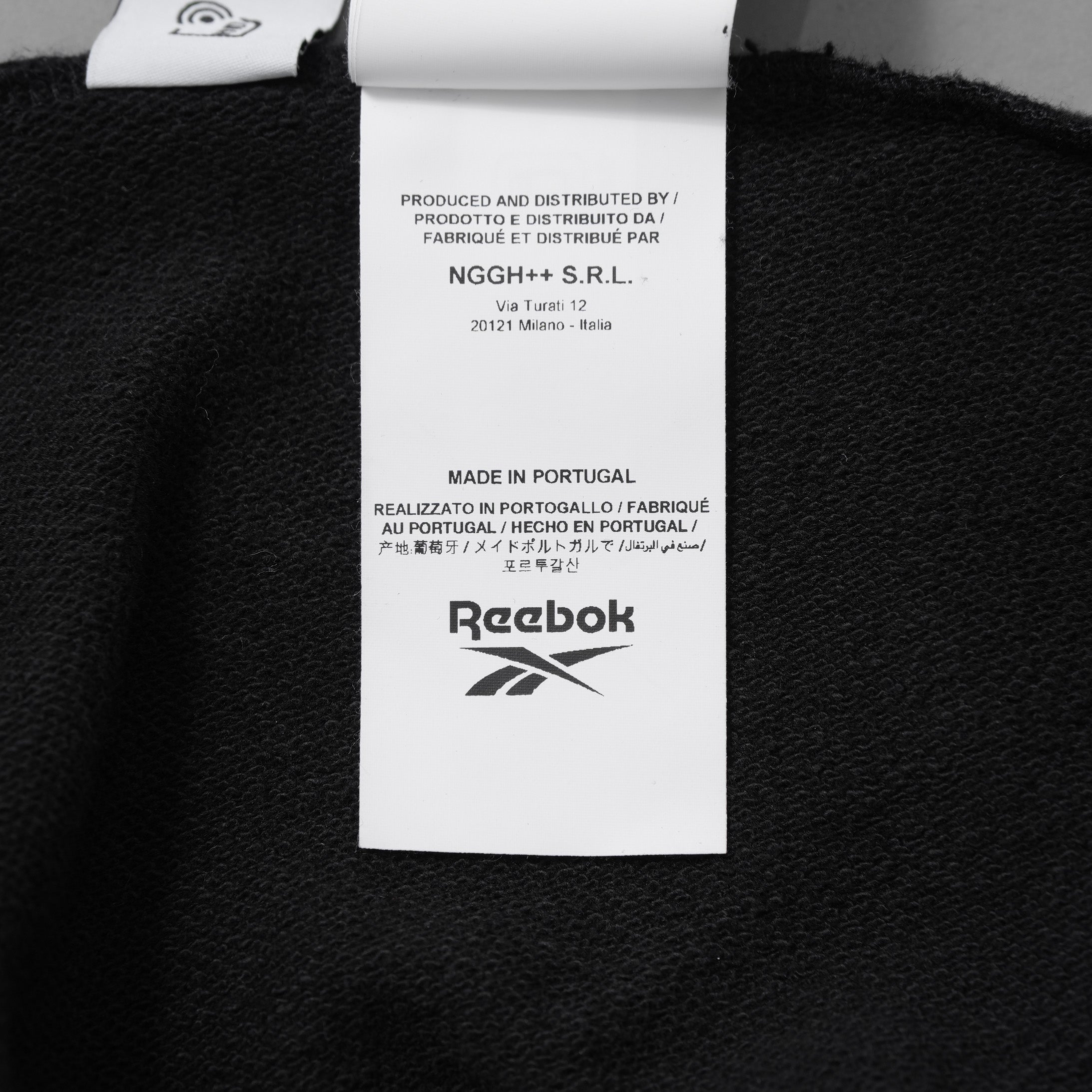 11 BY BORIS BIDJAN SABERI × Reeboc コラボ / 美品 25SS LTD CONSTRUCTED HOODIE パーカー / RMBB 00S C 99FLE001 / size M (BLACK)