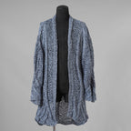 希少 incarnation インカネーション / 美品 24SS HAND STITCH WASHI CREW NECK 和紙 CARDIGAN カーディガン / size M (FADED BLUE) 352119-in-ue