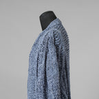 希少 incarnation インカネーション / 美品 24SS HAND STITCH WASHI CREW NECK 和紙 CARDIGAN カーディガン / size M (FADED BLUE) 352119-in-ue