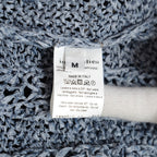 希少 incarnation インカネーション / 美品 24SS HAND STITCH WASHI CREW NECK 和紙 CARDIGAN カーディガン / size M (FADED BLUE) 352119-in-ue