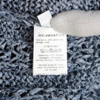 希少 incarnation インカネーション / 美品 24SS HAND STITCH WASHI CREW NECK 和紙 CARDIGAN カーディガン / size M (FADED BLUE) 352119-in-ue