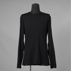 DEVOA デヴォア / 美品 24AW SVIN Cotton Long Sleeve Soft Jersey Cutsewn 長袖Tシャツ / CSC-28S3 / size 1 (BLACK) 123037-alm