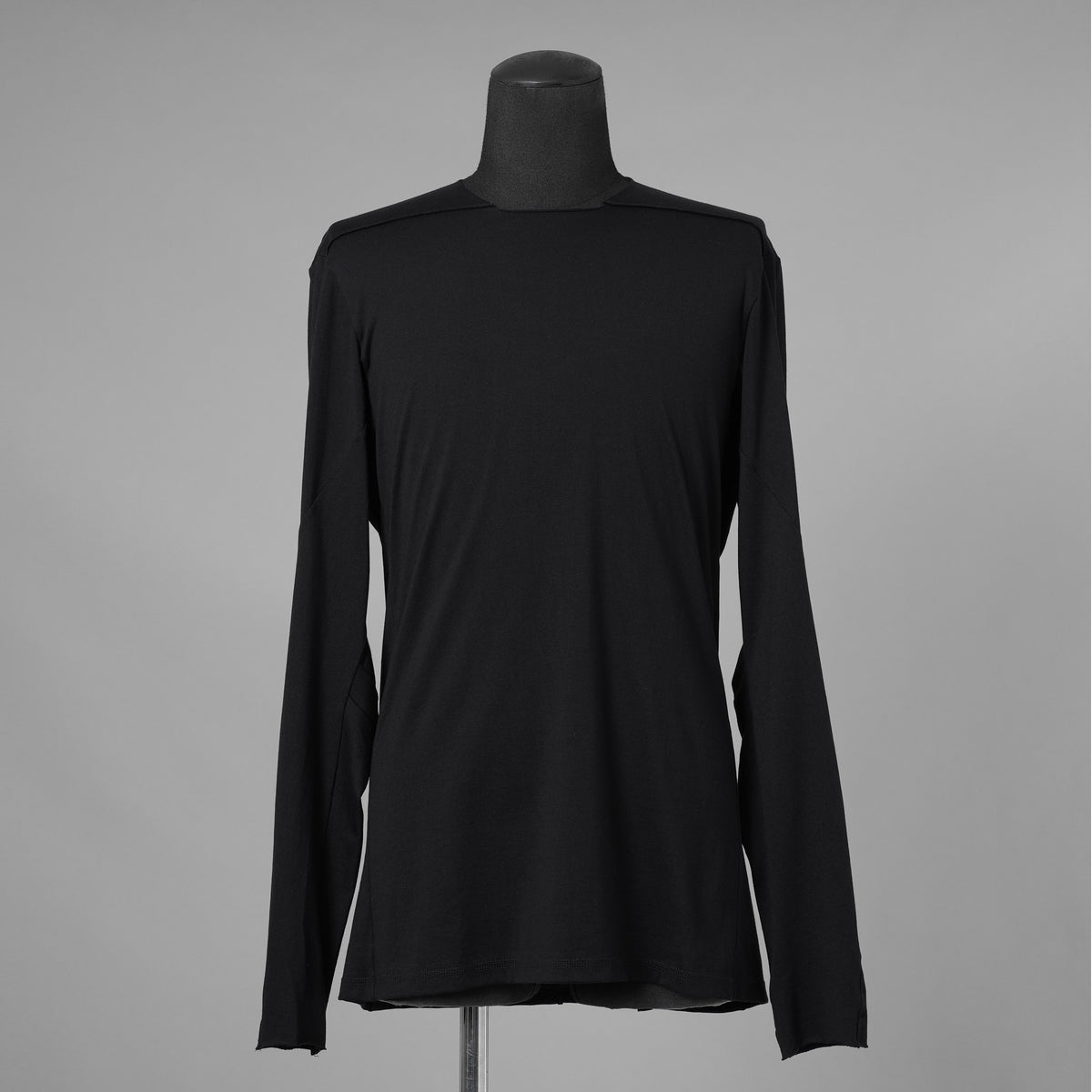 DEVOA デヴォア / 美品 24AW SVIN Cotton Long Sleeve Soft Jersey Cutsewn 長袖Tシャツ / CSC-28S3 / size 1 (BLACK) 123037-alm