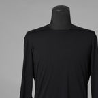 DEVOA デヴォア / 美品 24AW SVIN Cotton Long Sleeve Soft Jersey Cutsewn 長袖Tシャツ / CSC-28S3 / size 1 (BLACK) 123037-alm