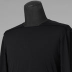DEVOA デヴォア / 美品 24AW SVIN Cotton Long Sleeve Soft Jersey Cutsewn 長袖Tシャツ / CSC-28S3 / size 1 (BLACK) 123037-alm
