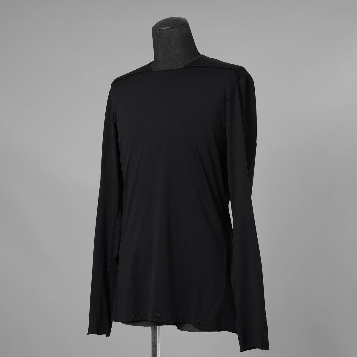 DEVOA デヴォア / 美品 24AW SVIN Cotton Long Sleeve Soft Jersey Cutsewn 長袖Tシャツ / CSC-28S3 / size 1 (BLACK) 123037-alm