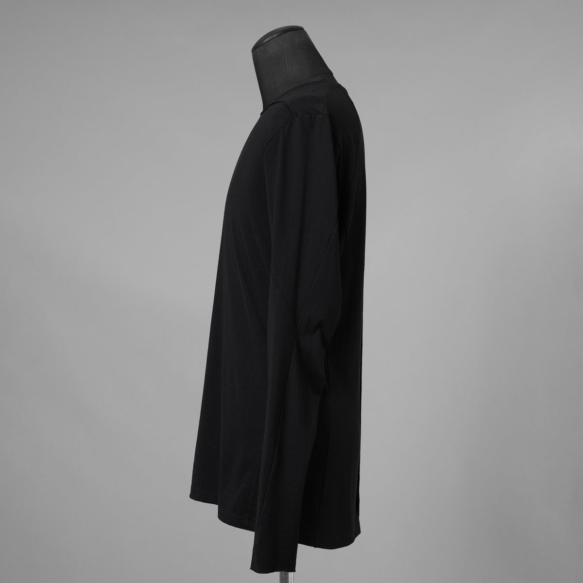 DEVOA デヴォア / 美品 24AW SVIN Cotton Long Sleeve Soft Jersey Cutsewn 長袖Tシャツ / CSC-28S3 / size 1 (BLACK) 123037-alm