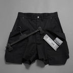 Rick Owens リックオウエンス / 24SS LIDO / STEFAN CARGO SHORTS BLACK ショート パンツ / RR01D3322 TE 09 / size 28 (BLACK)