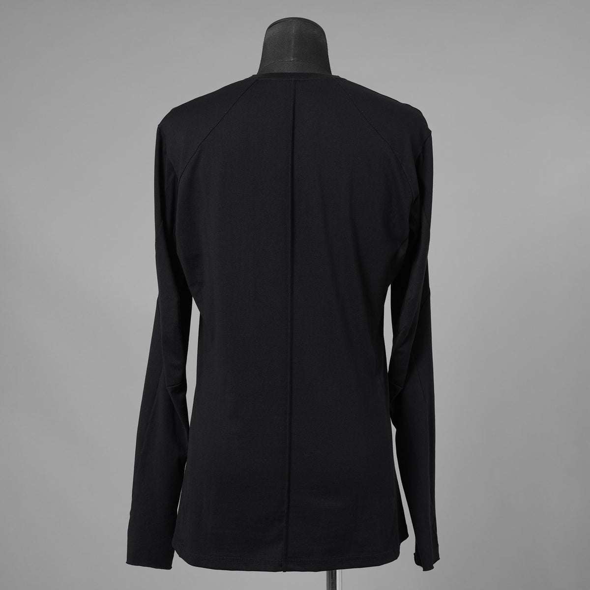DEVOA デヴォア / 美品 24AW SVIN Cotton Long Sleeve Soft Jersey Cutsewn 長袖Tシャツ / CSC-28S3 / size 1 (BLACK) 123037-alm