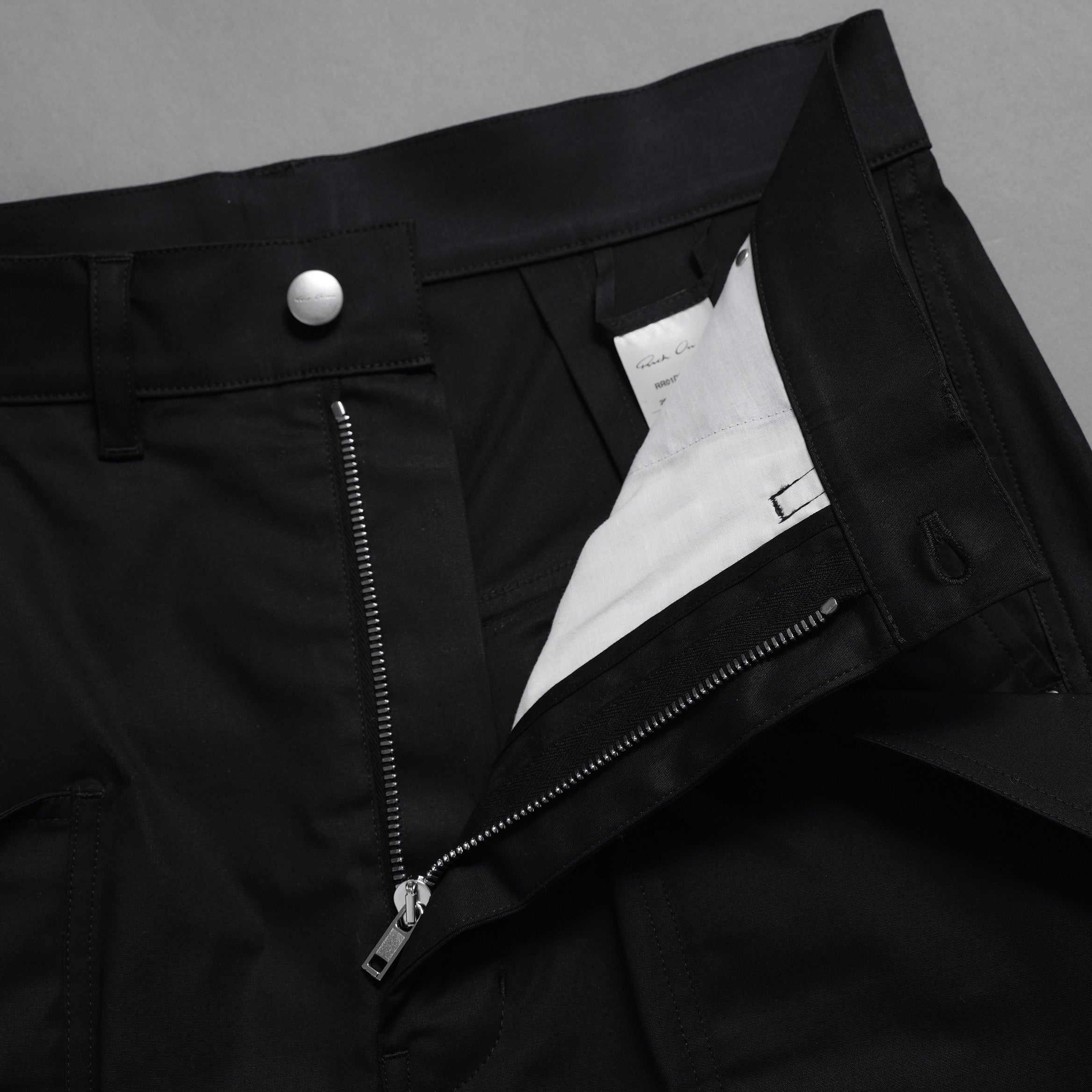 Rick Owens リックオウエンス / 24SS LIDO / STEFAN CARGO SHORTS BLACK ショート パンツ / RR01D3322 TE 09 / size 28 (BLACK)