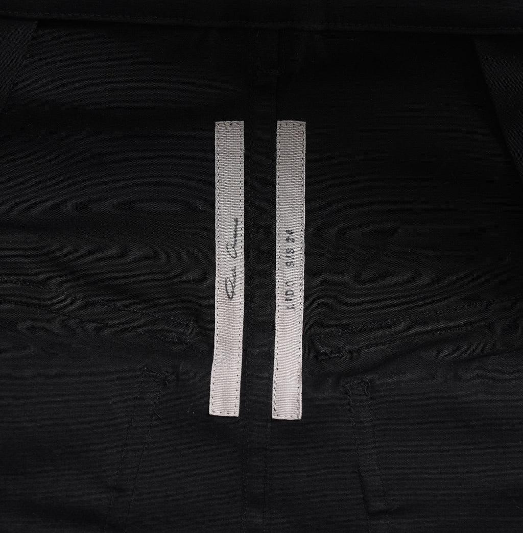 Rick Owens リックオウエンス / 24SS LIDO / STEFAN CARGO SHORTS BLACK ショート パンツ / RR01D3322 TE 09 / size 28 (BLACK)