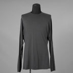 DEVOA デヴォア / 24SS SVIN Cotton Long Sleeve Soft Jersey Cutsewn 長袖Tシャツ / CSC-DSH3 / size 1 (CHARCOAL) 123035-alm