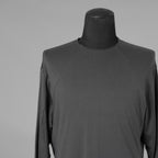 DEVOA デヴォア / 24SS SVIN Cotton Long Sleeve Soft Jersey Cutsewn 長袖Tシャツ / CSC-DSH3 / size 1 (CHARCOAL) 123035-alm