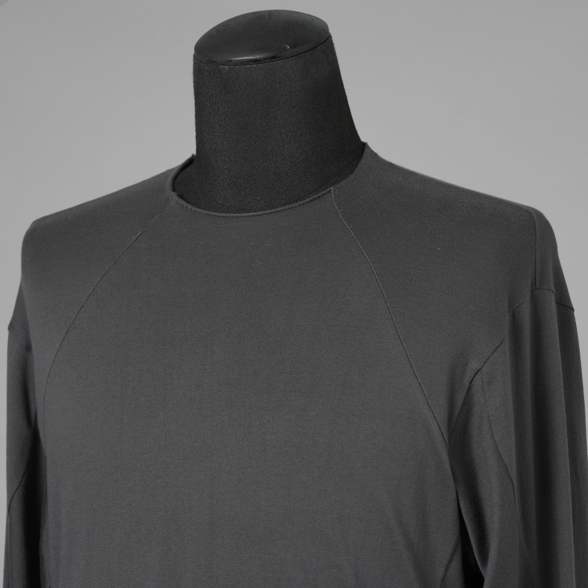 DEVOA デヴォア / 24SS SVIN Cotton Long Sleeve Soft Jersey Cutsewn 長袖Tシャツ / CSC-DSH3 / size 1 (CHARCOAL) 123035-alm