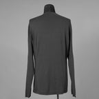 DEVOA デヴォア / 24SS SVIN Cotton Long Sleeve Soft Jersey Cutsewn 長袖Tシャツ / CSC-DSH3 / size 1 (CHARCOAL) 123035-alm
