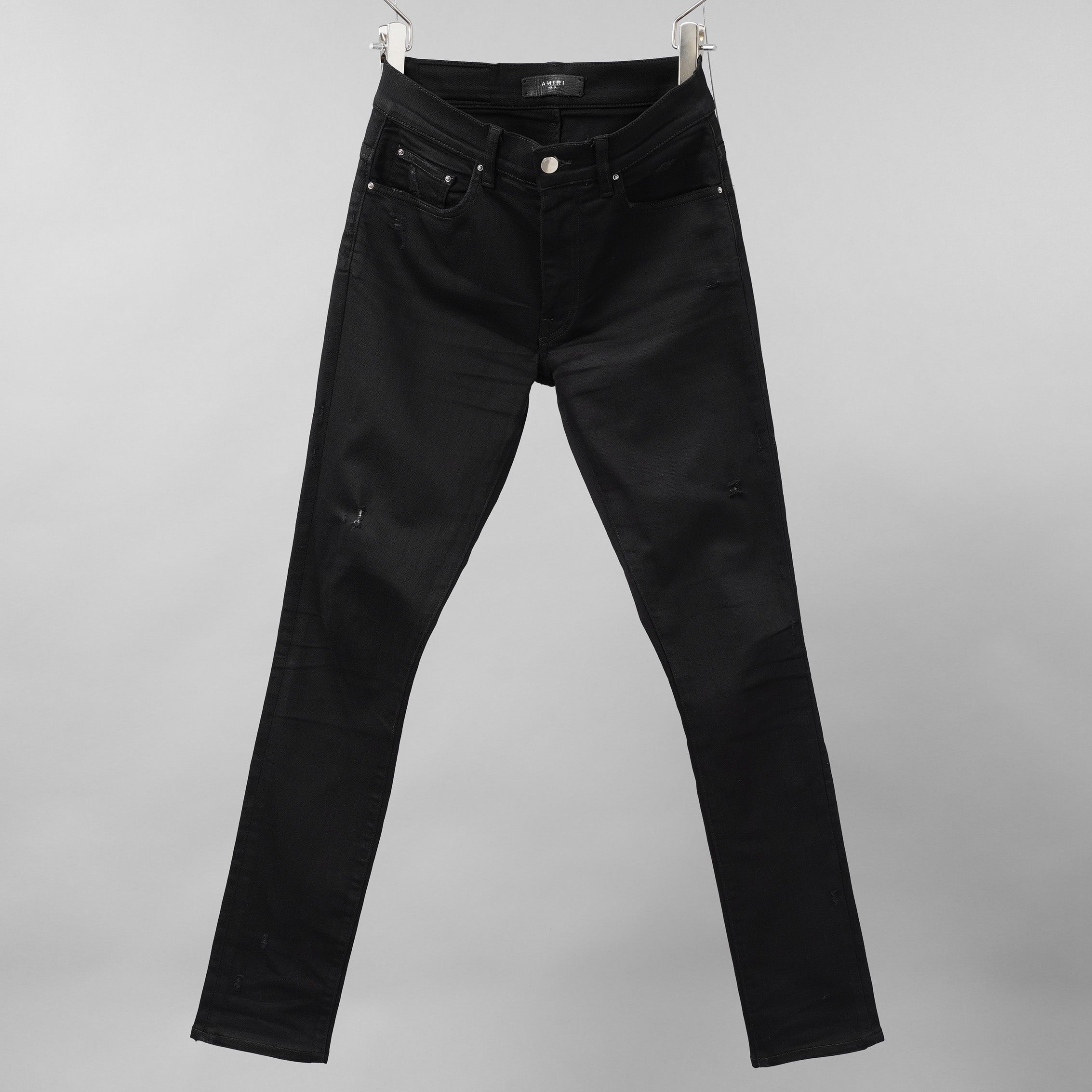 AMIRI アミリ / MX1 クラッシュ加工 ストレッチ スキニーデニム パンツ