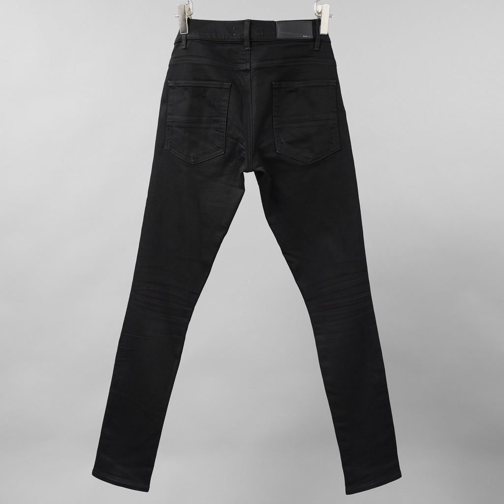 AMIRI アミリ / 美品 クラッシュ加工 ストレッチ スキニー パンツ / size 29 (BLACK)　