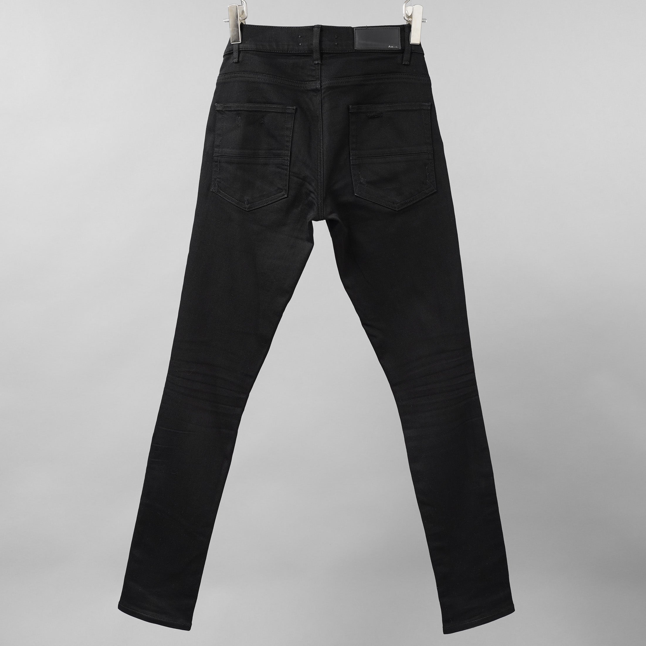 AMIRI アミリ / 美品 クラッシュ加工 ストレッチ スキニー パンツ / size 29 (BLACK)　