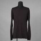 DEVOA デヴォア / 美品 24AW SVIN Cotton Long Sleeve Soft Jersey Cutsewn 長袖Tシャツ / CSC-28S3 / size 1 (COFFEE) 123036-alm