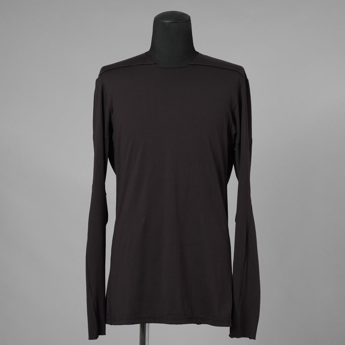 DEVOA デヴォア / 美品 24AW SVIN Cotton Long Sleeve Soft Jersey Cutsewn 長袖Tシャツ / CSC-28S3 / size 1 (COFFEE) 123036-alm