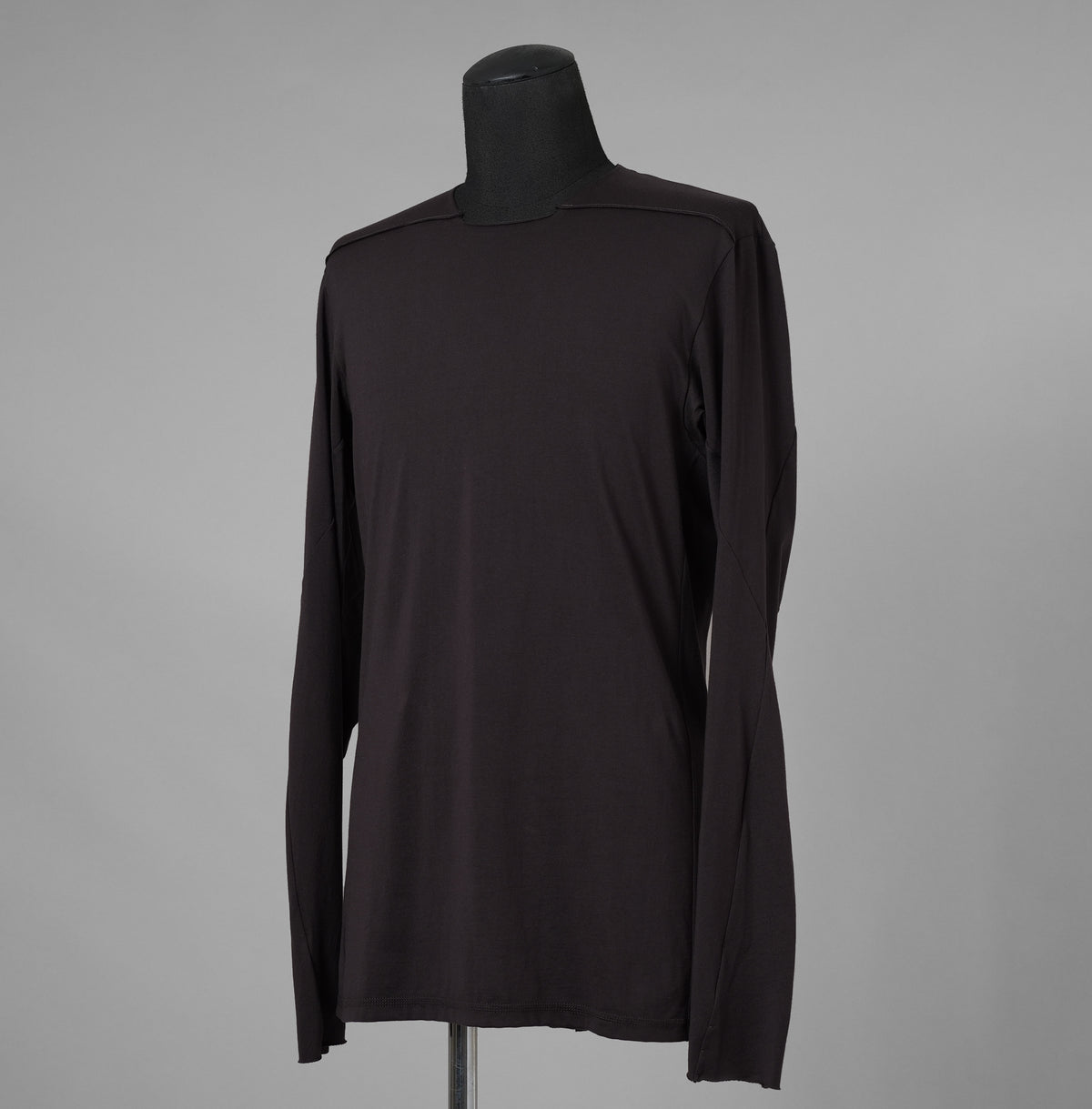 DEVOA デヴォア / 美品 24AW SVIN Cotton Long Sleeve Soft Jersey Cutsewn 長袖Tシャツ / CSC-28S3 / size 1 (COFFEE) 123036-alm
