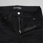 AMIRI アミリ / 美品 クラッシュ加工 ストレッチ スキニー パンツ / size 29 (BLACK)　