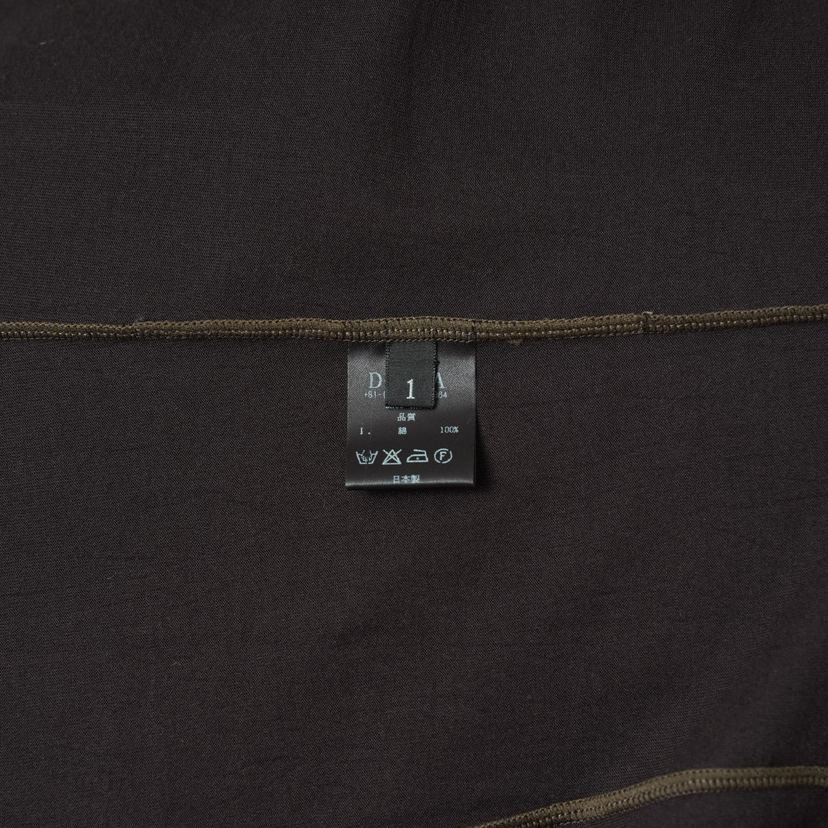 DEVOA デヴォア / 美品 24AW SVIN Cotton Long Sleeve Soft Jersey Cutsewn 長袖Tシャツ / CSC-28S3 / size 1 (COFFEE) 123036-alm