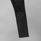 AMIRI アミリ / MX1 クラッシュ加工 ストレッチ スキニーデニム パンツ / size 28 (FADE BLACK)