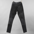 AMIRI アミリ / MX1 クラッシュ加工 ストレッチ スキニーデニム パンツ / size 28 (FADE BLACK)