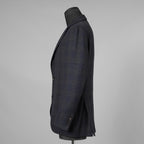 LARDINI ラルディーニ / 美品 3つボタン段返り ウール ブルーチェック ジャケット / JN0526AQ / size 46 (BLUE) 352120-in-ue
