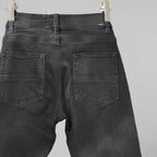 AMIRI アミリ / MX1 クラッシュ加工 ストレッチ スキニーデニム パンツ / size 28 (FADE BLACK)