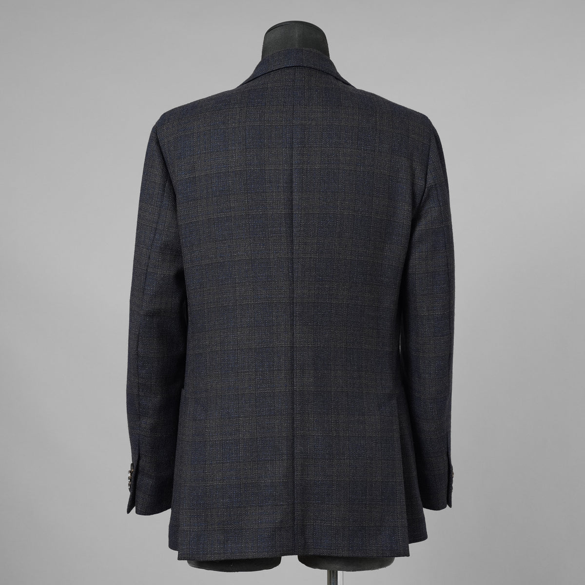 LARDINI ラルディーニ / 美品 3つボタン段返り ウール ブルーチェック ジャケット / JN0526AQ / size 46 (BLUE) 352120-in-ue