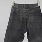 AMIRI アミリ / MX1 クラッシュ加工 ストレッチ スキニーデニム パンツ / size 28 (FADE BLACK)