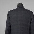 LARDINI ラルディーニ / 美品 3つボタン段返り ウール ブルーチェック ジャケット / JN0526AQ / size 46 (BLUE) 352120-in-ue