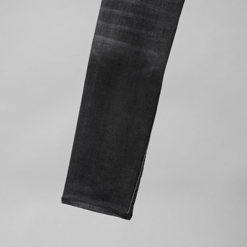 AMIRI アミリ / MX1 クラッシュ加工 ストレッチ スキニーデニム パンツ / size 28 (FADE BLACK)