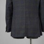 LARDINI ラルディーニ / 美品 3つボタン段返り ウール ブルーチェック ジャケット / JN0526AQ / size 46 (BLUE) 352120-in-ue