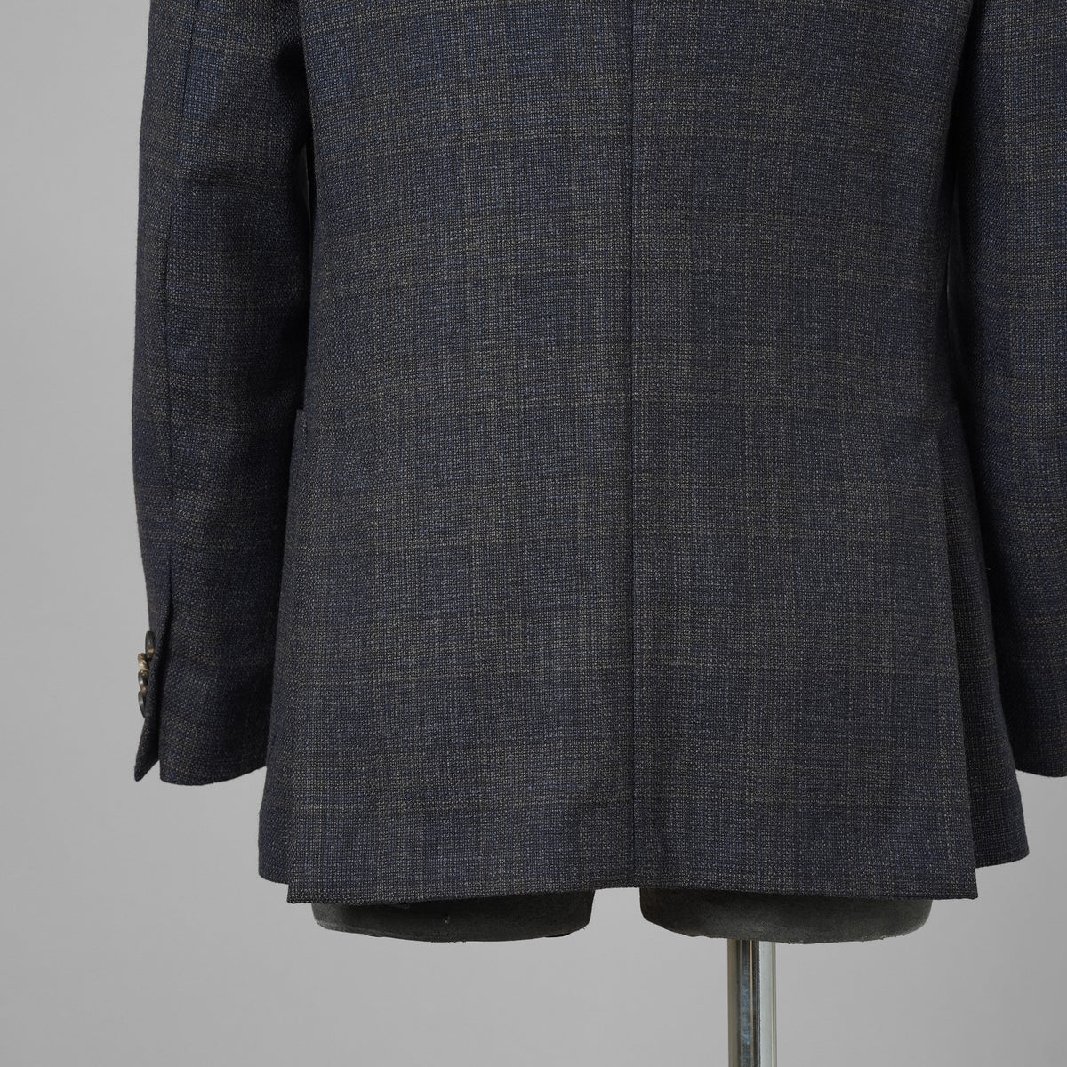 LARDINI ラルディーニ / 美品 3つボタン段返り ウール ブルーチェック ジャケット / JN0526AQ / size 46 (BLUE) 352120-in-ue