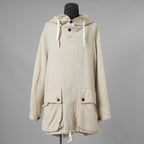 SUS-SOUSシュスー / 美品 20SS anorak middle coat ウール リネン アノラック ミドルコート パーカー / 03-SS00603 / size 7 (NATURAL)  123038-alm
