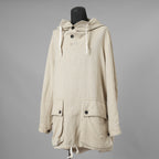 SUS-SOUSシュスー / 美品 20SS anorak middle coat ウール リネン アノラック ミドルコート パーカー / 03-SS00603 / size 7 (NATURAL)  123038-alm